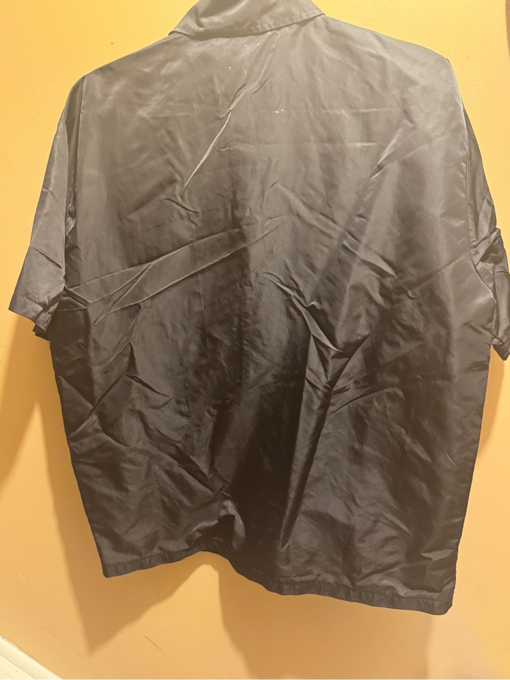 Prada Men's Short Sleeve Button-Up Shirt in black - Picture 2 of 4